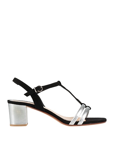 SILVANA Sandals Black Leather