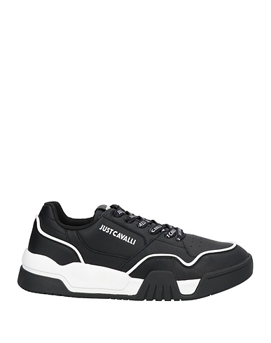 JUST CAVALLI Sneakers Black Leather
