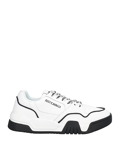 JUST CAVALLI Sneakers White Leather