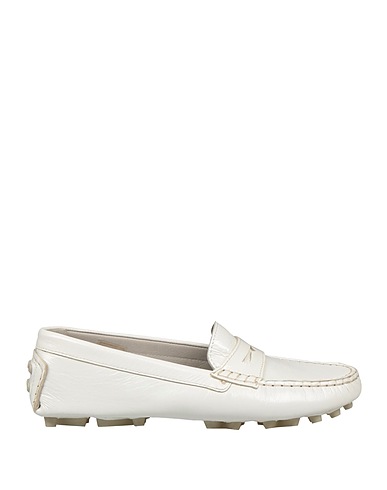 EMANUÉLLE VEE Loafers White Lambskin