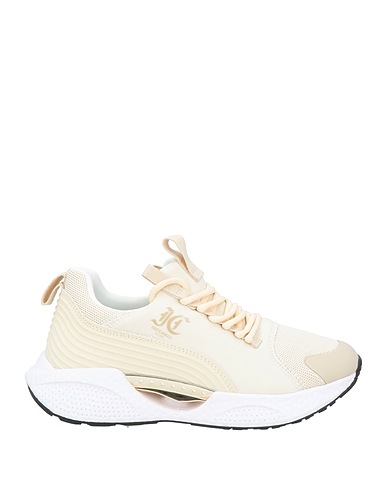 JUST CAVALLI Sneakers Cream Textile fibers