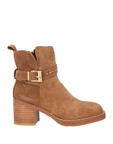 ALMA BLUE Ankle boot Tan Leather