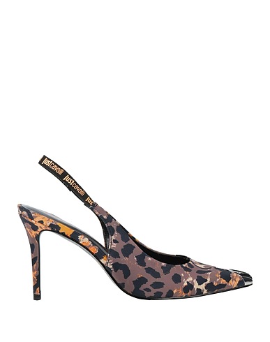 JUST CAVALLI Court Brown Textile fibres