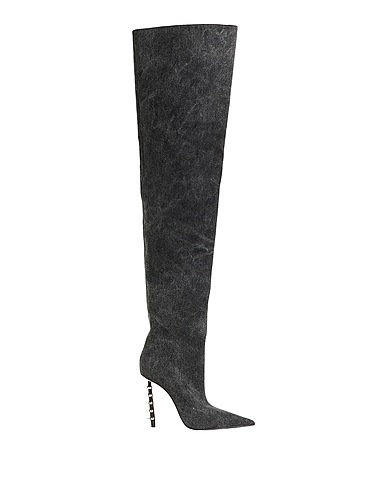 LE SILLA Boots Black Textile fibers
