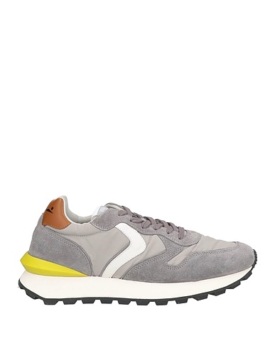 VOILE BLANCHE Sneakers Grey Leather, Nylon