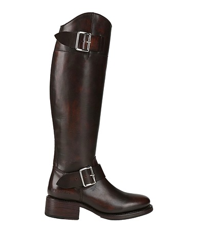 DSQUARED2 Boots Dark brown Calfskin