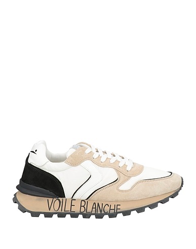 VOILE BLANCHE Sneakers White Leather, Nylon