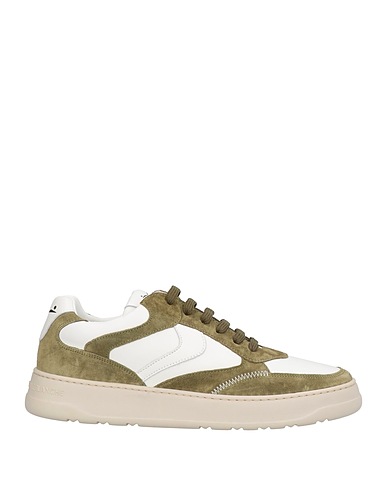 VOILE BLANCHE Sneakers Militärgrün Leder, Kalbsleder