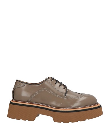 CAMERLENGO Stringate Khaki Pelle
