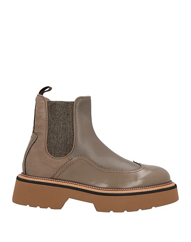 CAMERLENGO Ankle boot Khaki Leather