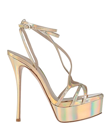 LE SILLA Sandals Platinum Leather