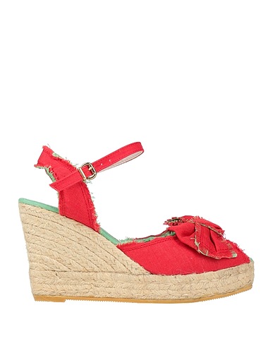 RAS Espadrilles Red Linen