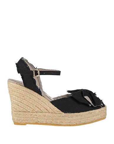 RAS Espadrillas Nero Lino