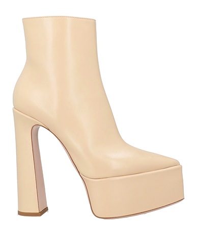 LE SILLA Ankle boot Beige Leather
