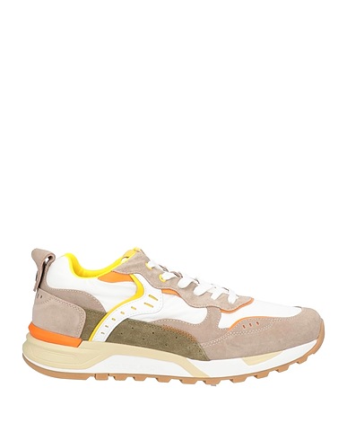 VOILE BLANCHE Sneakers White Leather, Nylon, Calfskin