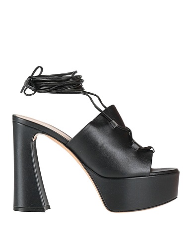 GIANVITO ROSSI Sandals Black Leather