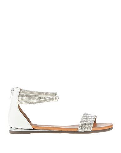 DIVINE FOLLIE Sandals White Leather