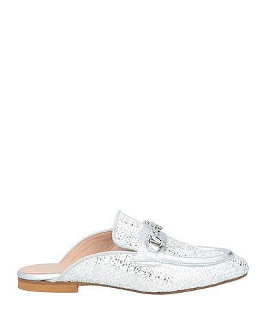 DIVINE FOLLIE Mules και τσόκαρα Ασημί Ίνες υφασμάτων