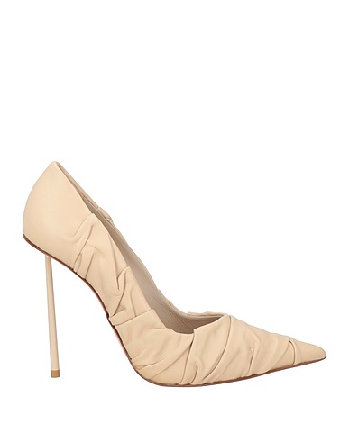 LE SILLA Pump Beige Leather