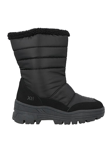 XTI Stiefelette Schwarz Gewebefasern