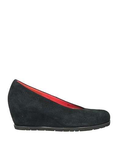 PAS DE ROUGE Court Black Leather