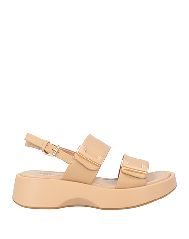EMANUÉLLE VEE Sandals Beige Leather
