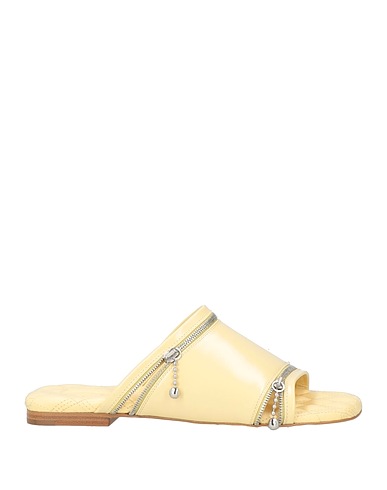 BURBERRY Sandals Pastel yellow Leather