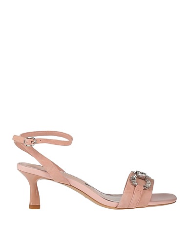 EMANUÉLLE VEE Sandals Blush Leather