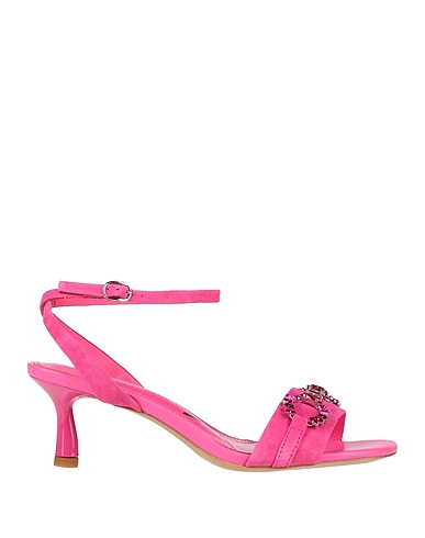 EMANUÉLLE VEE Sandali Fucsia Pelle