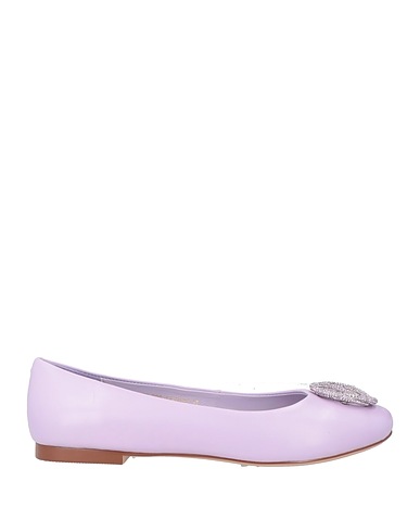 EMANUÉLLE VEE Ballerines Mauve Cuir