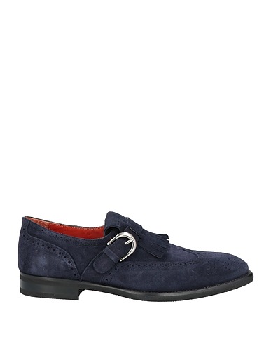 ANDREA VENTURA FIRENZE Loafers Navy blue Leather