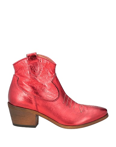 JE T'AIME Stivaletti Rosso Pelle