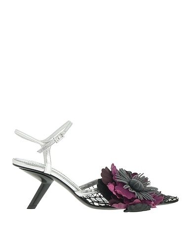 DSQUARED2 Pump Silver Kidskin, Textile fibers