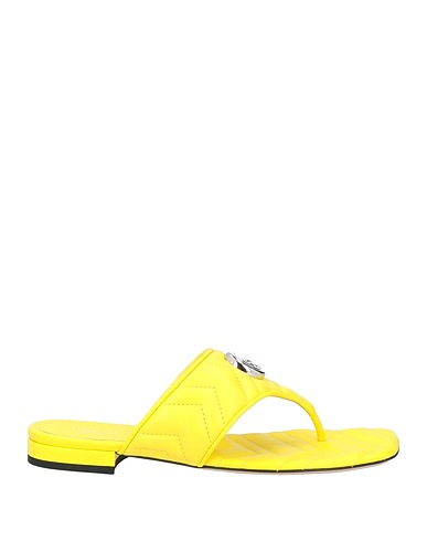 GUCCI Flip flops Yellow Leather