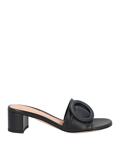 GIANVITO ROSSI Sandals Black Leather