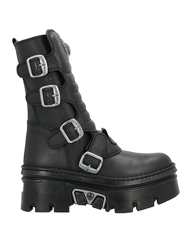 NEW ROCK Stivaletti Nero 100% Pelle