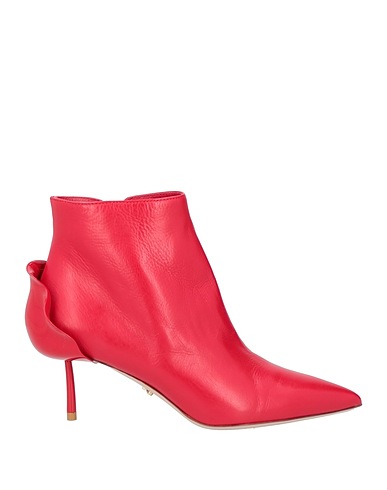 LE SILLA Stivaletti Rosso Pelle, Plastica