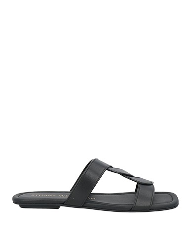 STUART WEITZMAN Sandals Black Leather