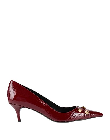 VERSACE Court Burgundy Leather