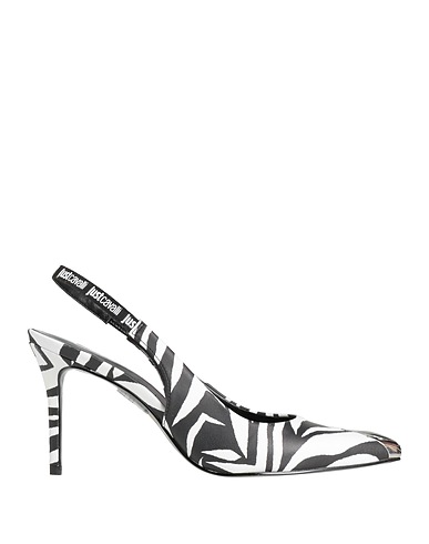 JUST CAVALLI Pump Black Leather
