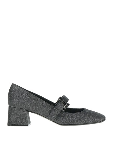 SERGIO ROSSI Pump Black Textile fibers