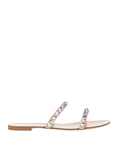 LE SILLA Sandals Blush Textile fibers