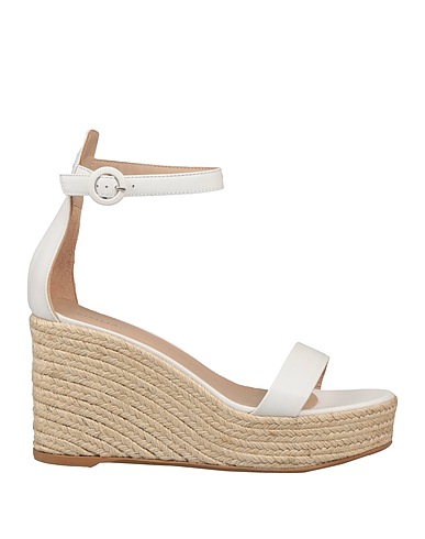 LE SILLA Espadrillas Bianco Fibre tessili, Pelle