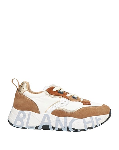 VOILE BLANCHE Sneakers Khaki Leather, Textile fibres