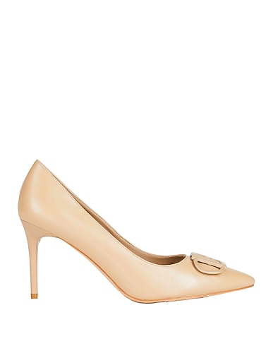 LAURA BIAGIOTTI Pump Beige Textile fibers