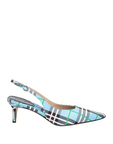 DIVINE FOLLIE Pump Azure Textile fibers
