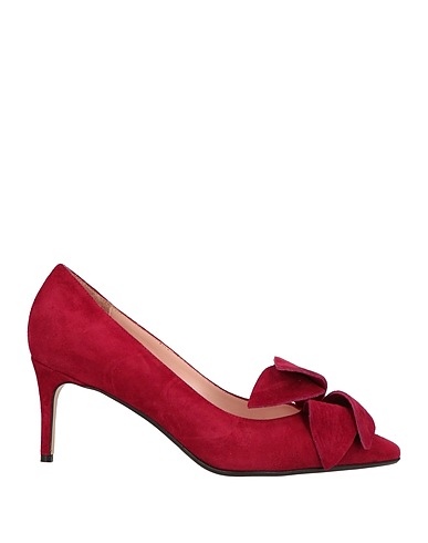 ANNA F. Court Burgundy Leather