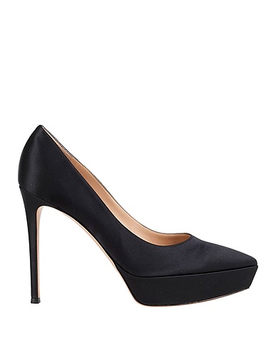 GIANVITO ROSSI Court Black Textile fibres