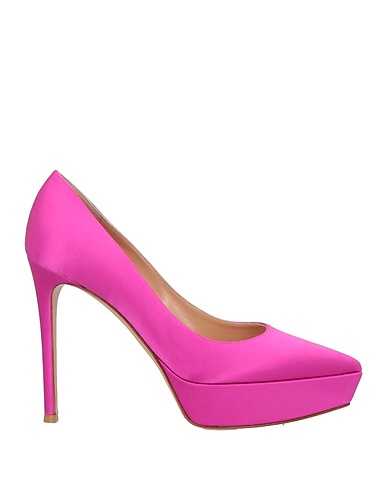 GIANVITO ROSSI Décolleté Fucsia Fibre tessili