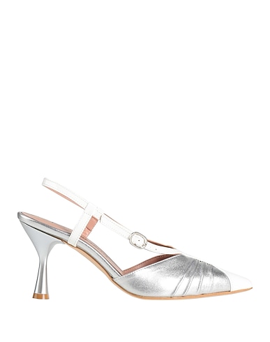 DIVINE FOLLIE Pump Silver Leather